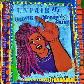 Unfair Monopoly Game (Portrait of Kimberley Latrice Jones)