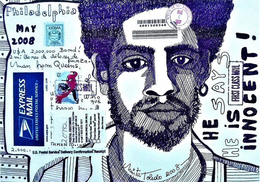 180- U$A 2Millon Bond! , 2008 ©Mirta Toledo (Mail Art)