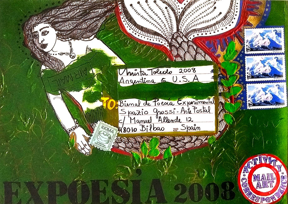191- Yemanya, 2008 ©Mirta Toledo (Mail Art)