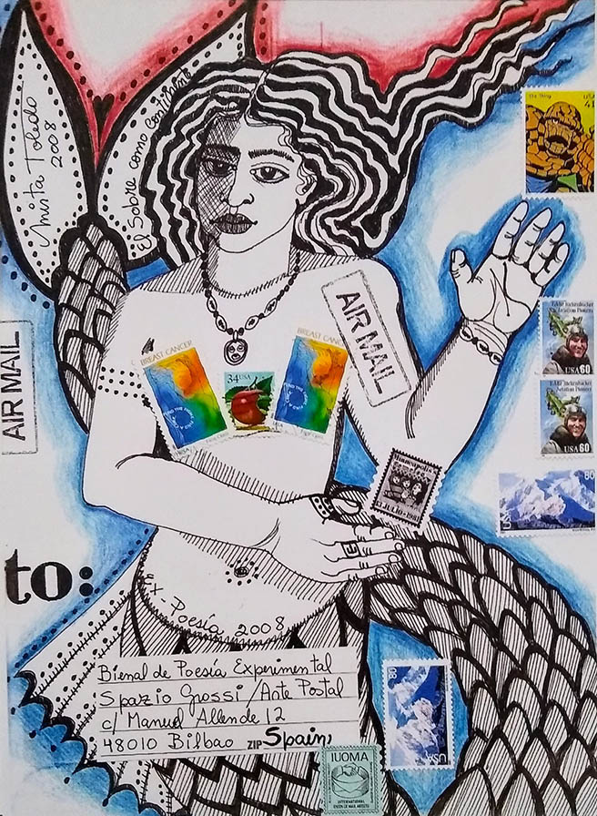 192-The-Mermaid-2008-©Mirta-Toledo-Mail-Art