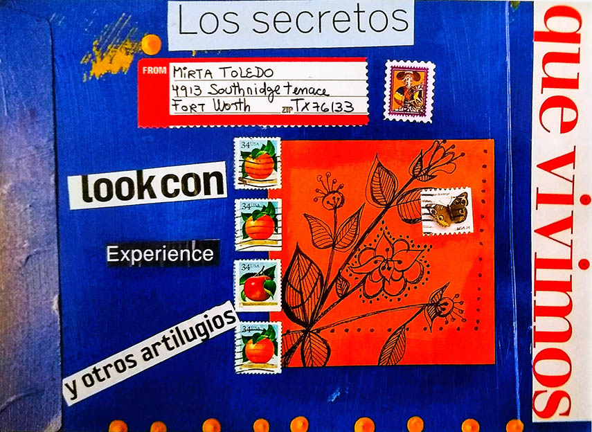 198- The Secrets We Live, 2008 ©Mirta Toledo (Mail Art)