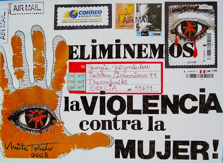 211-Lets-Eliminate-Violence-Against-Women-2008-©Mirta-Toledo-Mail-Art