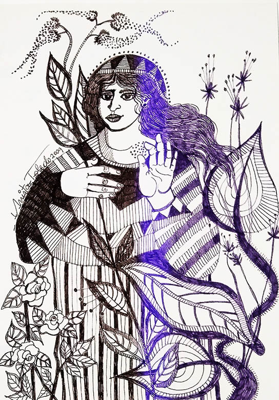 226- Pachamama, 2009 ©Mirta Toledo (Mail Art)