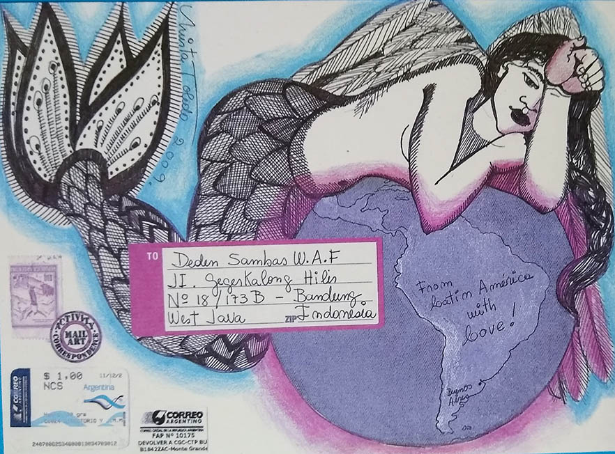 227- From Latin America with Love Envelope, 2009 ©Mirta Toledo (Mail Art)