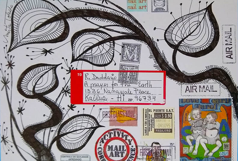 231- A Prayer for the Earth Envelope, 2009 ©Mirta Toledo (Mail Art)
