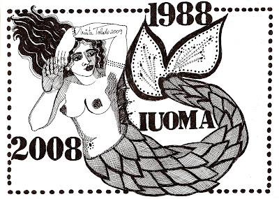  236- IUOMA Anniversary Mermaid, 2009 ©Mirta Toledo (Mail Art)
