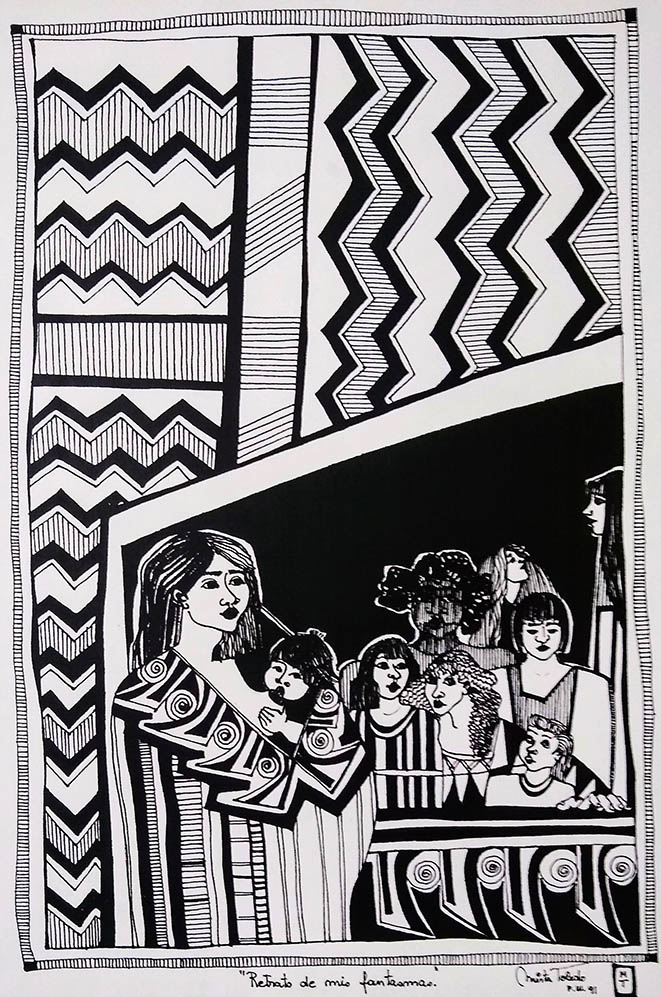 332- Portrait of My Ghosts from the South, 1991 ©Mirta Toledo (A Quest for Identity)