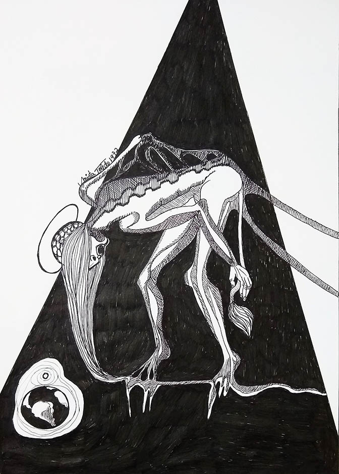351-Me-the-Universe-1972-©Mirta-Toledo-NO-Way-Out