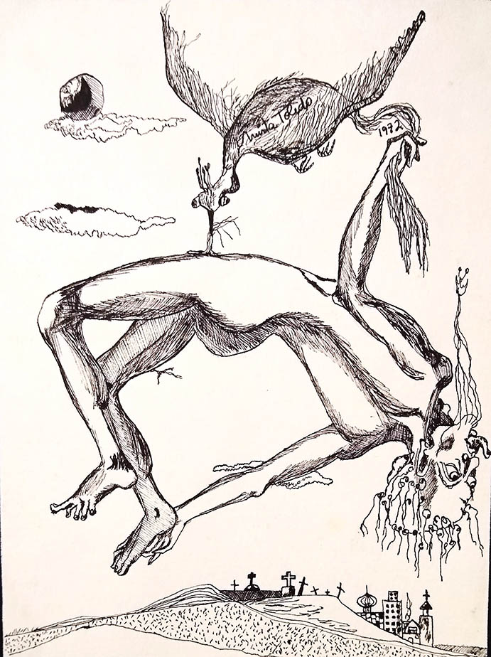 352- If a Bird Holds You, 1972 ©Mirta Toledo (NO Way Out)
