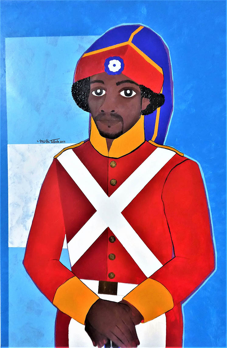 369-Retrato-de-Sargento-Juan-Bautista-Cabral-2013-©MirtaToledo-Heroes-Afrodescendientes-Argentinos-Invisibilizados